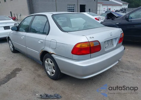 2000 Honda Civic Value Package из США, поврежденный, VIN 2HGEJ661XYH562292